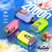 Vapsolo Honor 20000 20k Puffs Einweg-E-Zigarette mit einstellbarem Airflow