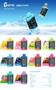 IQTE 45000 45K Puffs 20ml Ajustable Einweg-E-Zigarette Original – Bild 3