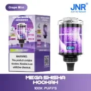 JNR Mega Shisha Hookah 100K Puffs Dual Mesh 60ml Einweg-E-Zigaretten Original – Bild 9