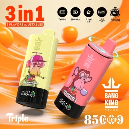 Bang King Triple 85000 85k Puffs 63ml Einweg-E-Zigarette Original
