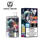 UZY Crystal Twin 50000 50K Puffs Double Flavor 40ml Einweg-E-Zigaretten Original – Bild 11
