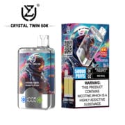 UZY Crystal Twin 50000 50K Puffs Double Flavor 40ml Einweg-E-Zigaretten Original – Bild 7