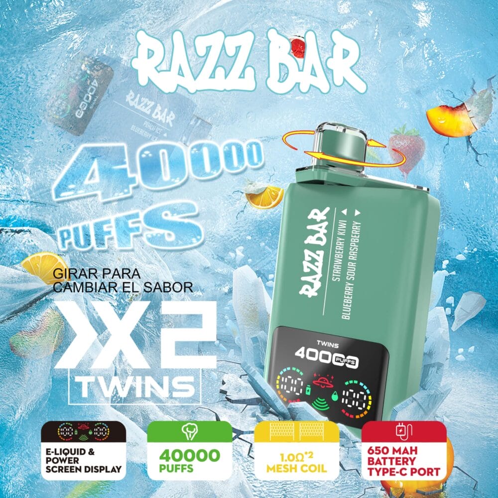 Razz bar 40000 puffs smart display