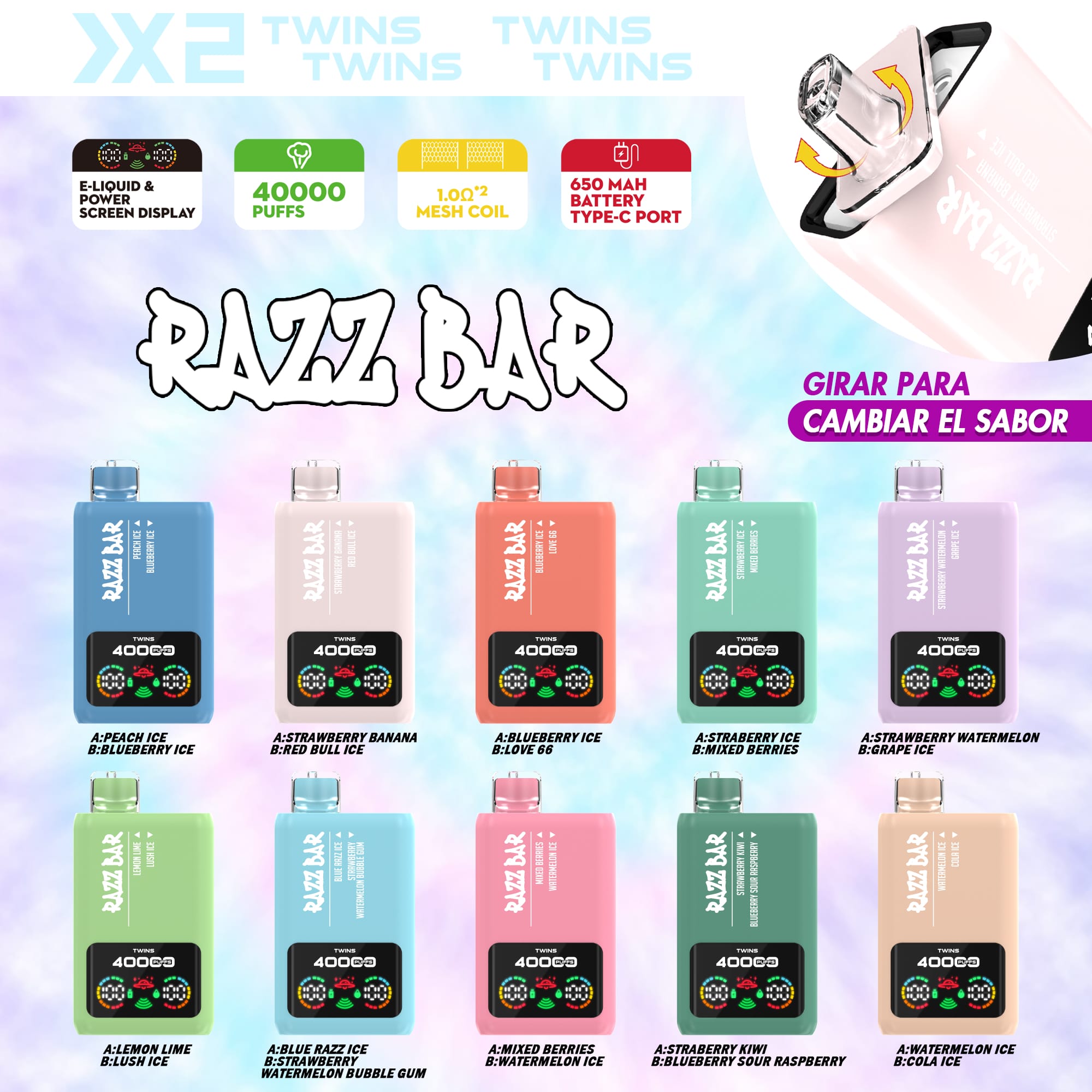 Razz Bar 40000 Puffs Razz bar 40000 puffs