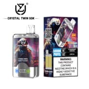 UZY Crystal Twin 50000 50K Puffs Double Flavor 40ml Einweg-E-Zigaretten Original – Bild 6