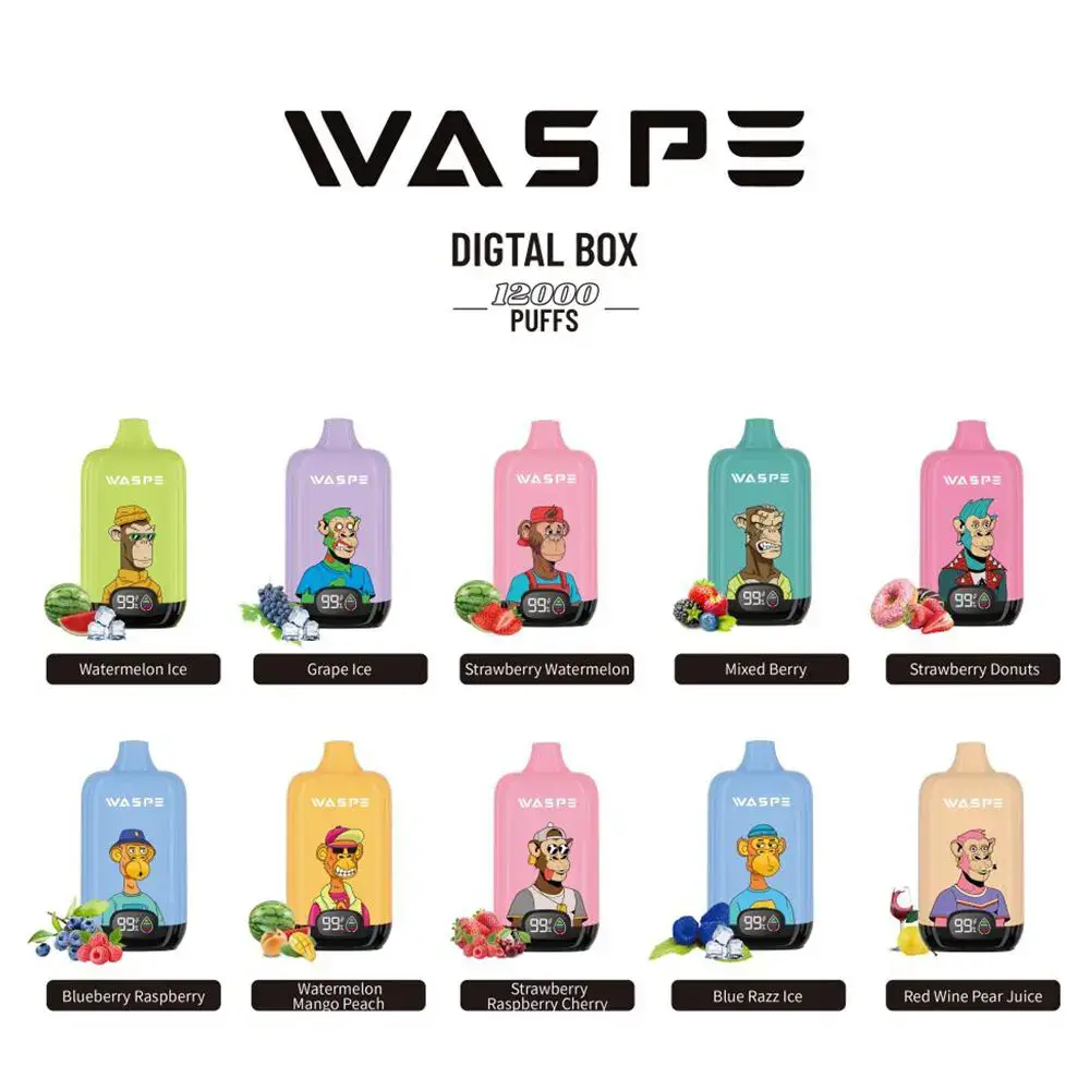 Waspe digital box 12000 12k puffs