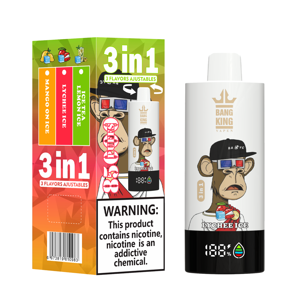 Ice-Tea-Lemon-Ice-Lychee-Ice-Mango-On-Ice.png Bang King Triple 85000 85k Puffs 63ml Einweg-E-Zigarette Original – Bild 13
