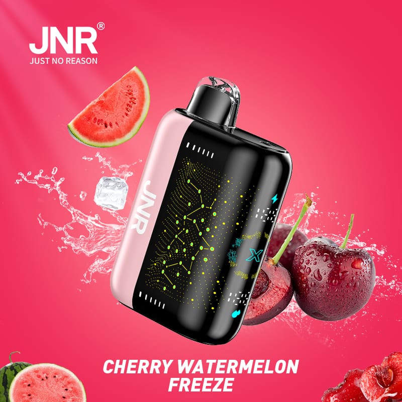 Cherry-Watermelon-Freeze车厘子西瓜冻.jpg JNR PLUS-X 26000 Puffs 28ml Einweg-E-Zigaretten 3D Curved Screen Original – Bild 13