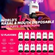 Mr.Goodie UWAKE 30000 30K Puffs 23ml Einweg-E-Zigaretten Nasal & Mouth Original