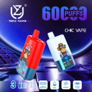 UZY Triple Flavor 60000 60K Puffs 54ml Einweg-E-Zigaretten 3 in 1 Flavors Original