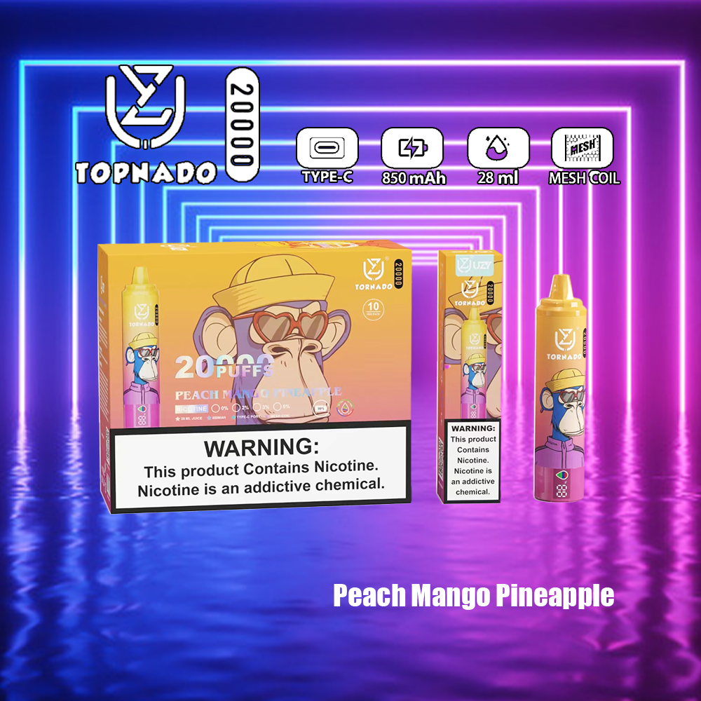 UzyTornado20000Puffs-11.png UZY Tornado 20000 20K Puffs 28ml Einweg-E-Zigaretten Original – Bild 3