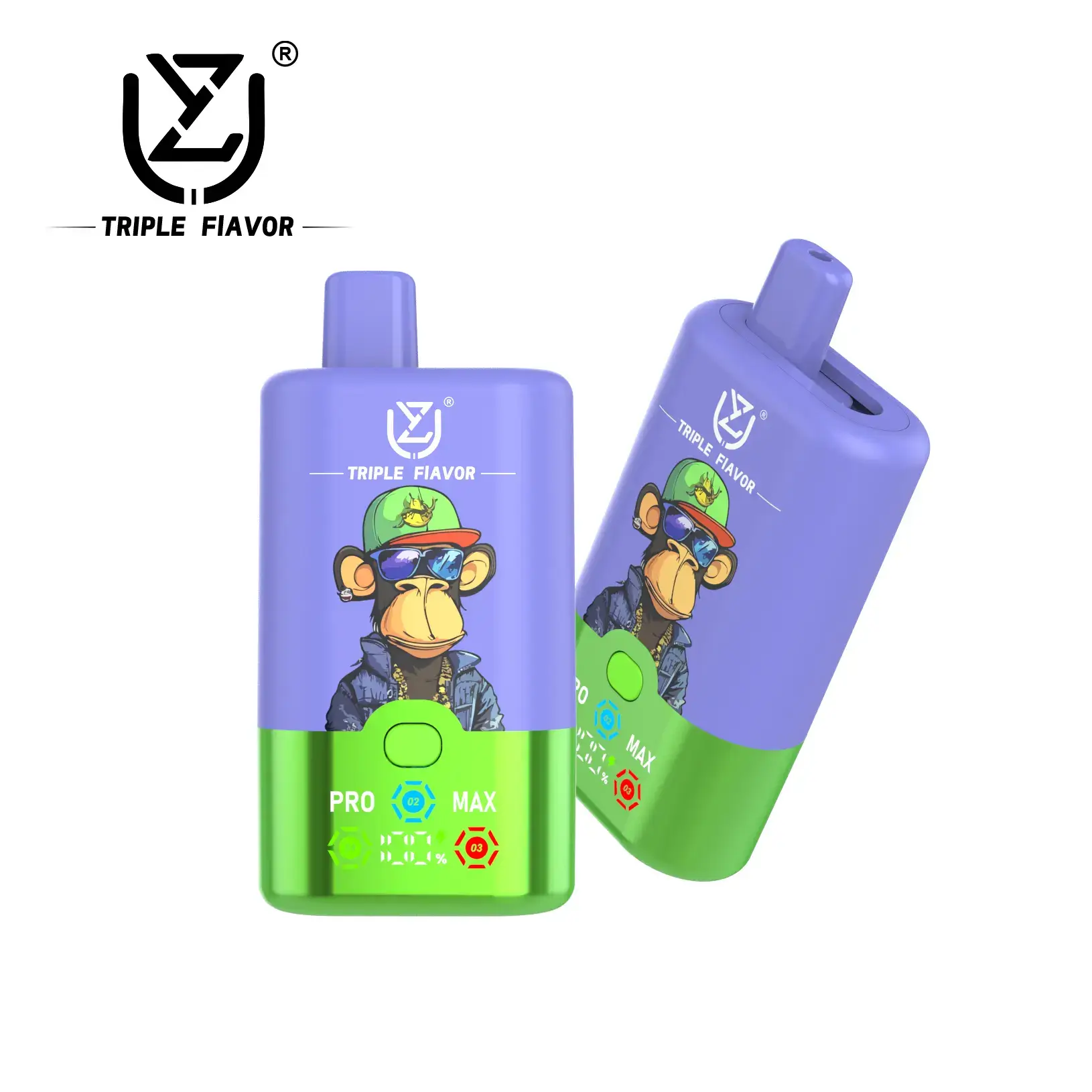 Peach-Ice-Strawberry-Raspberry-Cherry-Ice-Two-Apple-Ice.jpg.webp UZY Triple Flavor 60000 60K Puffs 54ml Einweg-E-Zigaretten 3 in 1 Flavors Original – Bild 6