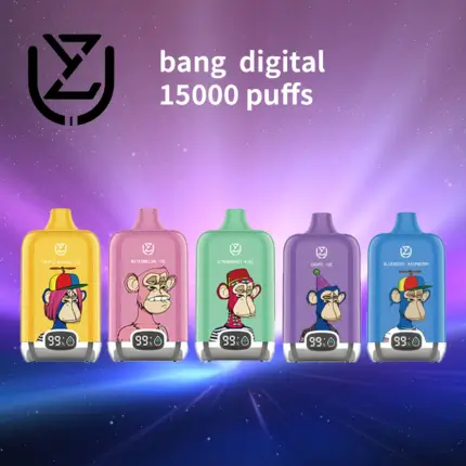 UZY Bang Digital 15000 Puffs LED Display 20ml Einweg-E-Zigarette Original