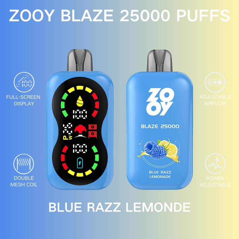 blue-razz-lemonade.png ZOOY Blaze 25000 25K Puffs 650 mAh Einweg-E-Zigarette – Bild 18