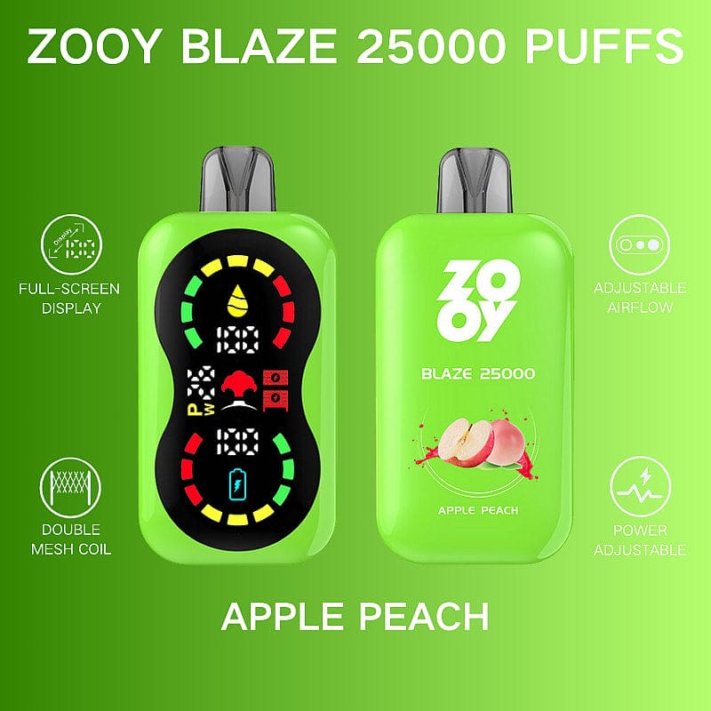apple-peach.jpg ZOOY Blaze 25000 25K Puffs 650 mAh Einweg-E-Zigarette – Bild 21