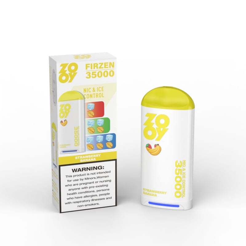strawberry-banana_25afd4b3-a159-4f80-a05b-d69c06f087e6.jpg ZOOY FIRZEN 35000 35K Puffs Einweg-E-Zigarette 30ml mit individueller Steuerung – Bild 9
