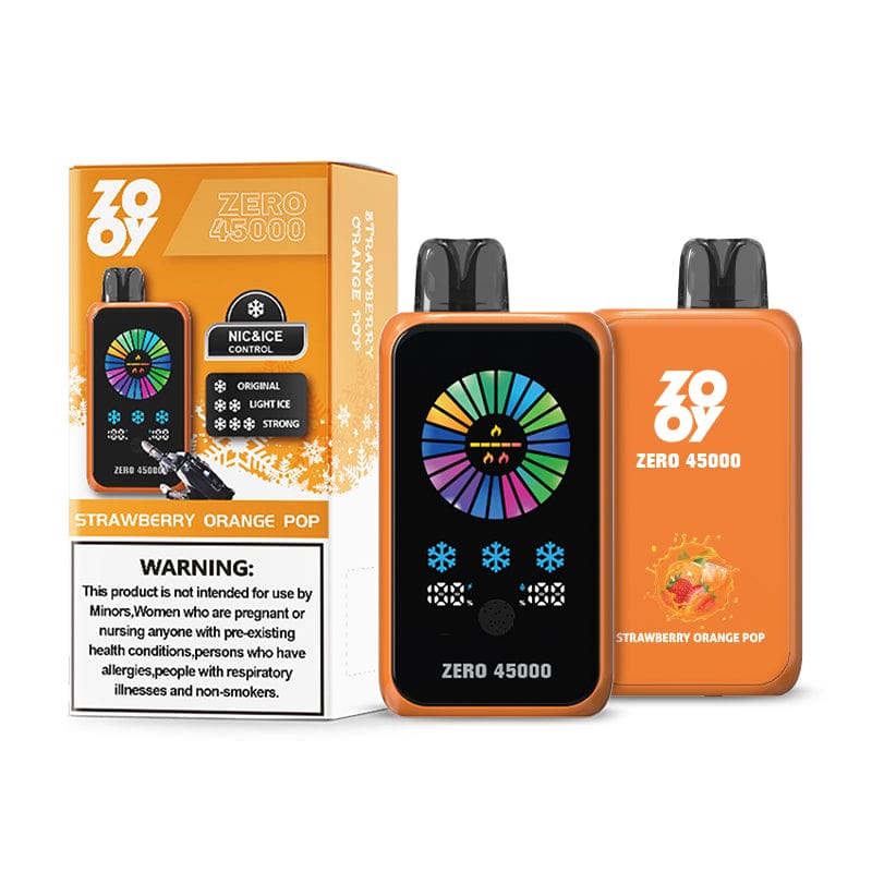 strawberry-orange-pop_f1a0dae5-1da0-4e6f-865d-264cfebab65d.jpg ZOOY ZERO 45000 45K Puffs Einweg E-Zigarette Dual-Mesh & Touchscreen – Bild 8