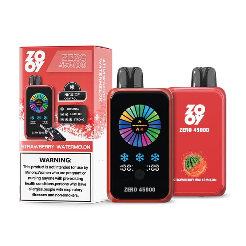 strawberry-watermelon_38192d11-0b2d-4c8d-a321-1f0e4ddb8d07.jpg ZOOY ZERO 45000 45K Puffs Einweg E-Zigarette Dual-Mesh & Touchscreen – Bild 6