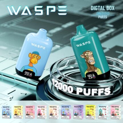 WASPE Digital Box 12000 12K Puffs 20ml Einweg-E-Zigarette Original